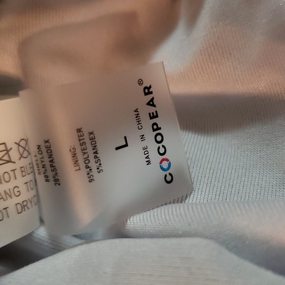 COCOPEAR Ruched High Waisted Bikini Bottom - Picture 8 of 8